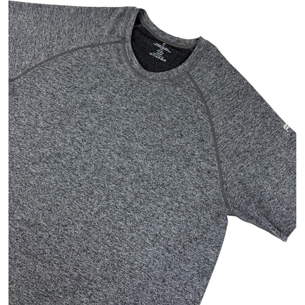 Fabletics The Training Tee‎ Heather Gray Performance Shirt Men's XXL